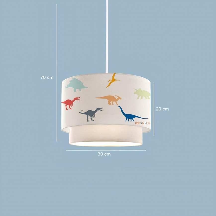 Lampe pour enfant CANDY 1xE27/40W/230V blanche/multicolore