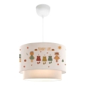 Lampe pour enfant CANDY 1xE27/40W/230V blanche/multicolore
