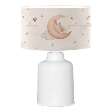 Lampe pour enfants CANDY 1xE27/40W/230V blanche/beige