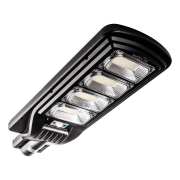 Lampe solaire à intensité variable avec détecteur LED/240W/6V 6500K IP65 noir + Télécommande