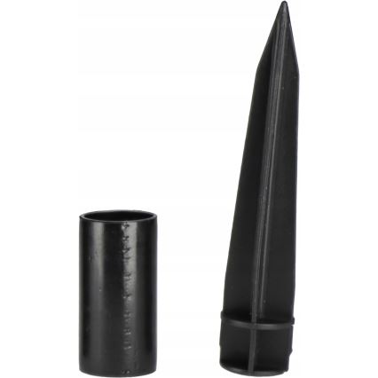 Lampe solaire à LED, 1,2 V, 6500 K, 200 mAh, Ø 10 cm, IP44, blanc/noir