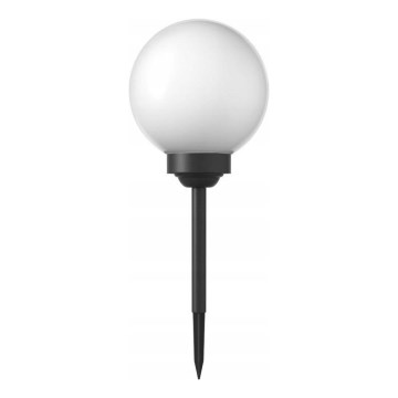 Lampe solaire à LED 1,2 V, 6500 K, 200 mAh, Ø 15 cm, IP44, blanc/noir