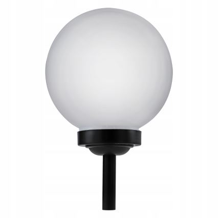 Lampe solaire à LED 1,2 V, 6500 K, 200 mAh, Ø 25 cm, IP44, blanc/noir