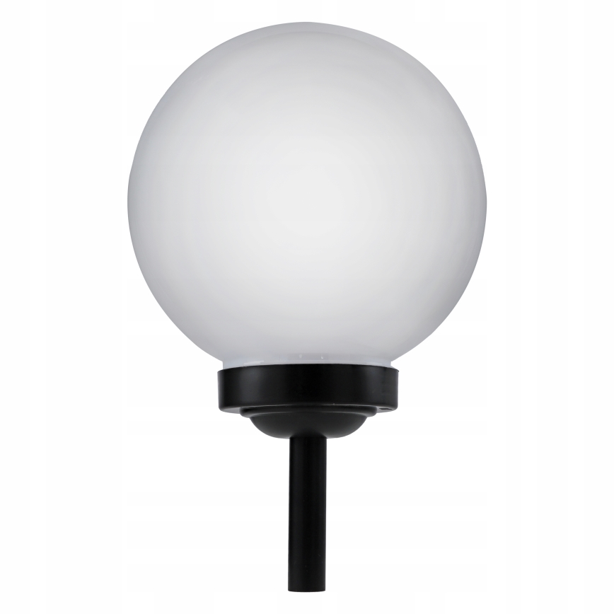 Lampe solaire à LED 1,2 V, 6500 K, 200 mAh, Ø 25 cm, IP44, blanc/noir