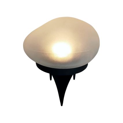 Lampe solaire à LED 2xLED/1,2V 300 mAh IP44 noire/blanche
