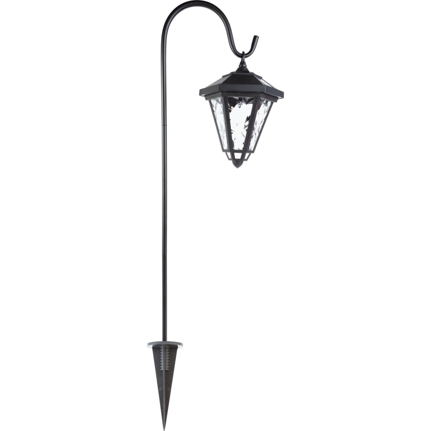 Lampe solaire à LED — 1,2 V, 200 mAh, IP44, noire