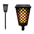 Lampe solaire avec capteur à LED 0,6 W/5,5 V IP65 2000 mAh 107 cm noire