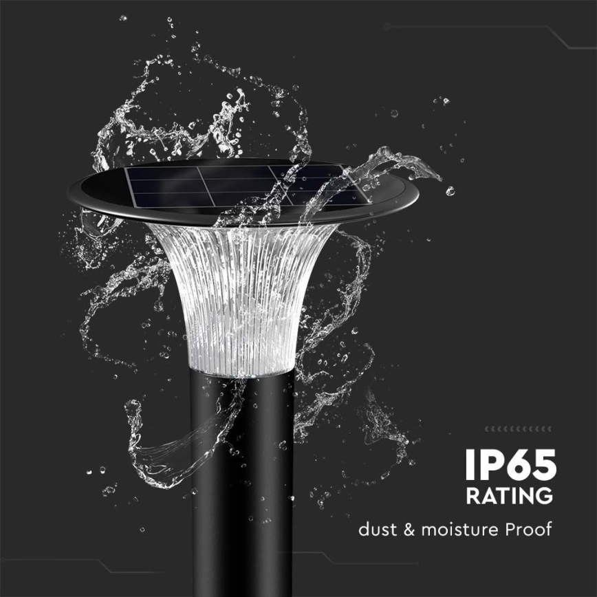 Lampe solaire avec détecteur LED/15W/3,2V 4000K/6000K IP65 6000 mAh