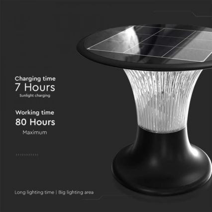 Lampe solaire avec détecteur LED/15W/3,2V 4000K/6000K IP65
