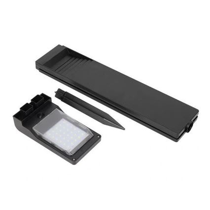 Lampe solaire avec détecteur LED/3,7V 4000K 41,3 cm 2200 mAh IP65