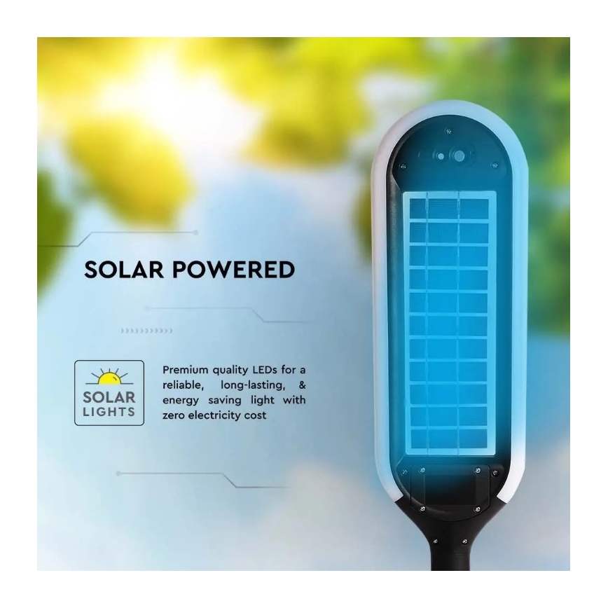 Lampe solaire avec un détecteur BOLLARD LED/5W/5,5V IP65 4000K