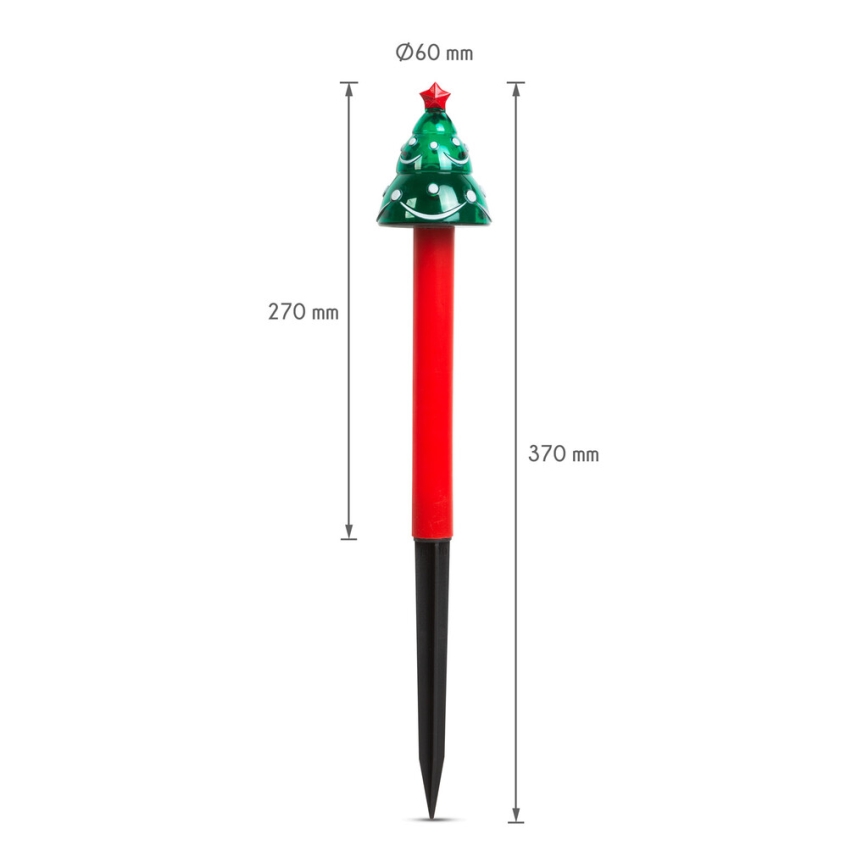 Lampe solaire de Noël LED/1,2V IP44 arbre