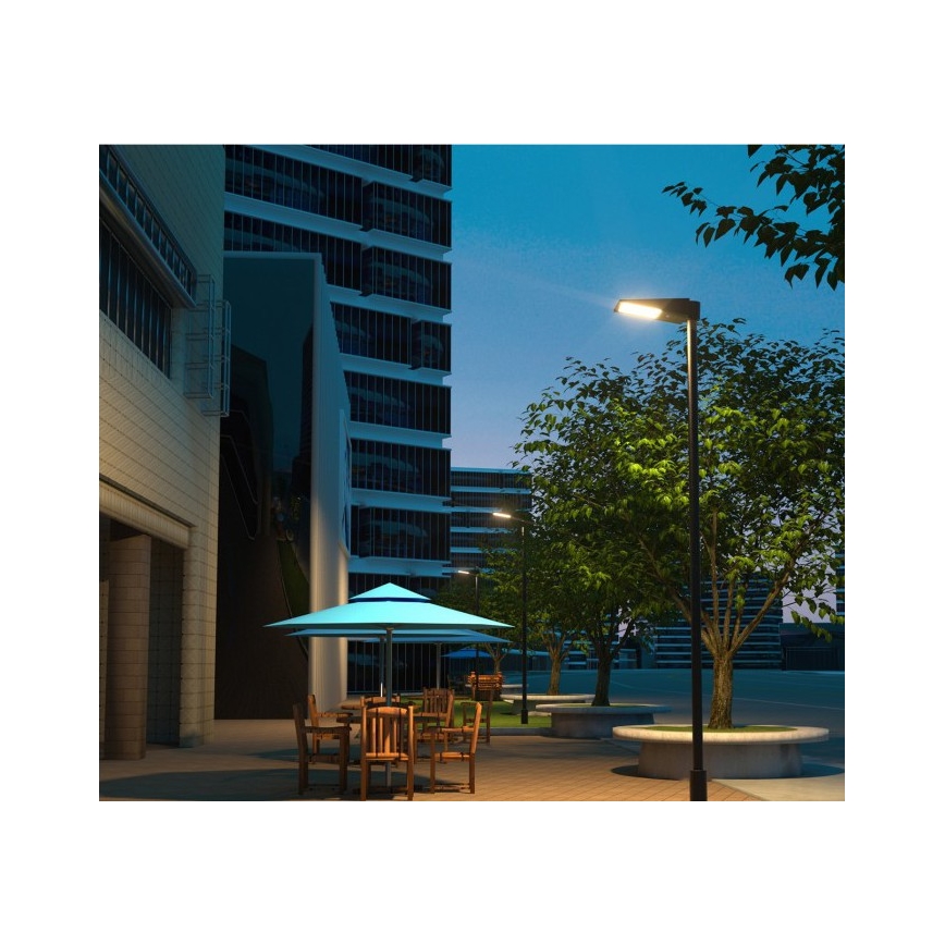 Lampe solaire de rue LED dimmable avec capteur STREET LED/30W/9,6V 3000/4000K 6000 mAh IP65 + télécommande