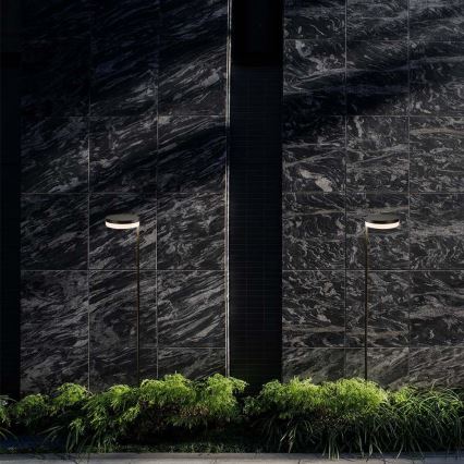 Lampe solaire extérieure LED/2W/3,7V 3000K IP54 noir