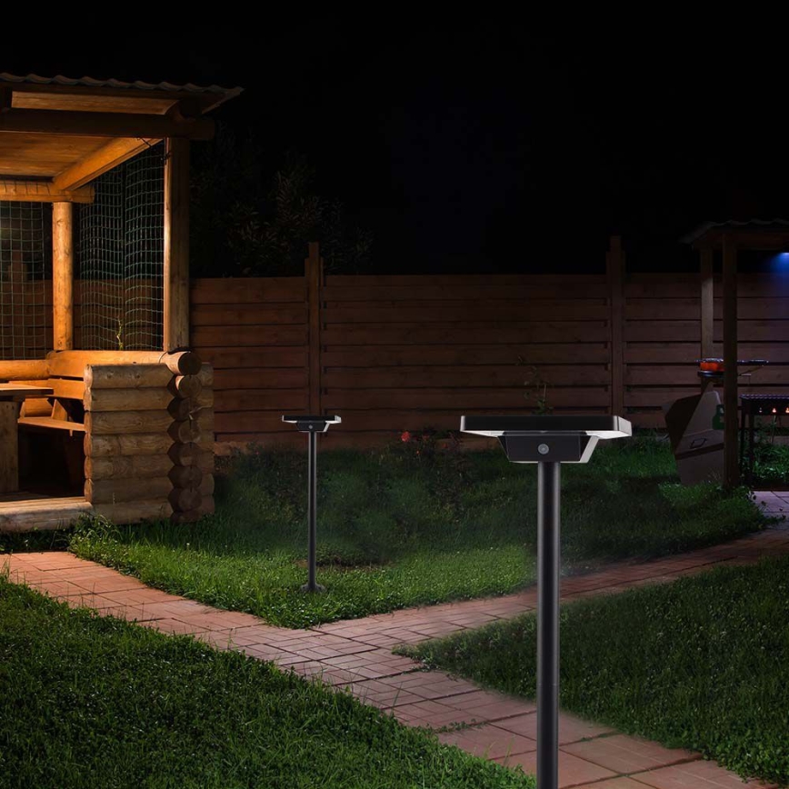 Lampe solaire extérieure 2en1 LED/2W/3,7V IP65 3000/4000/6500K