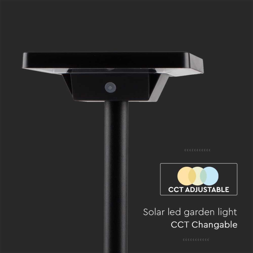 Lampe solaire extérieure 2en1 LED/2W/3,7V IP65 3000/4000/6500K
