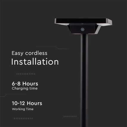 Lampe solaire extérieure 2en1 LED/2W/3,7V IP65 3000/4000/6500K