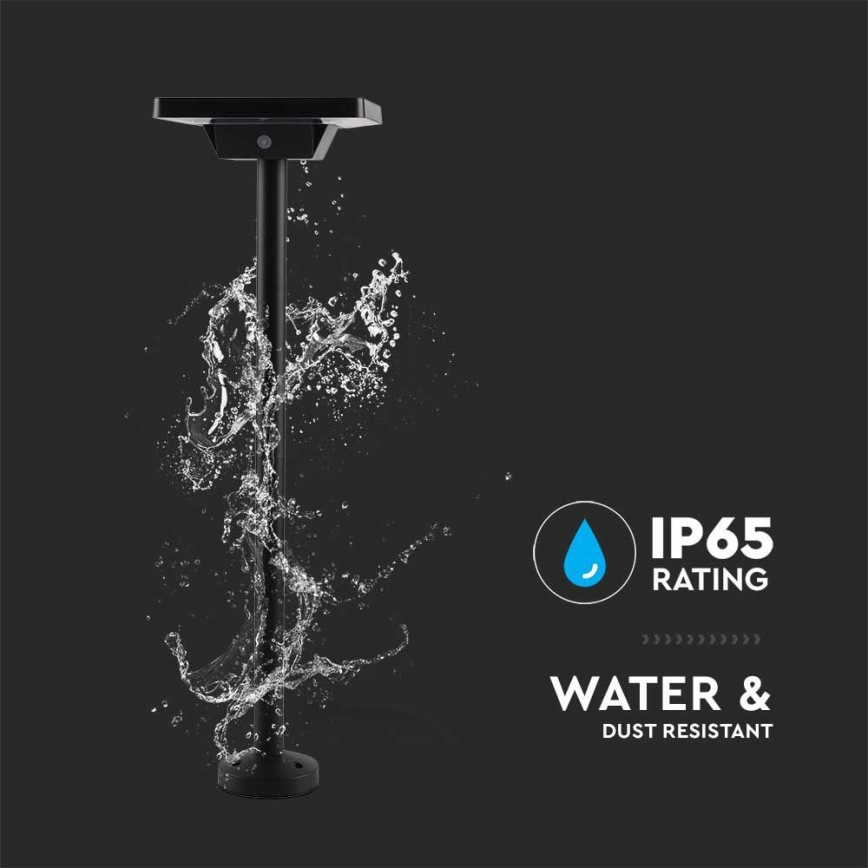 Lampe solaire extérieure 2en1 LED/2W/3,7V IP65 3000/4000/6500K