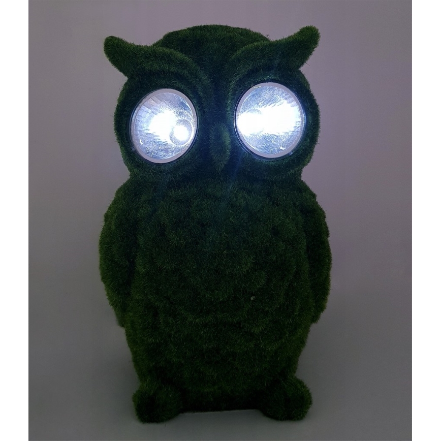 Lampe solaire hiboux 2xLED/0,01W/1,2V IP44