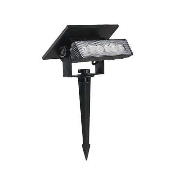 Lampe solaire LED/0,9W/3,7V 3000K IP65 noir