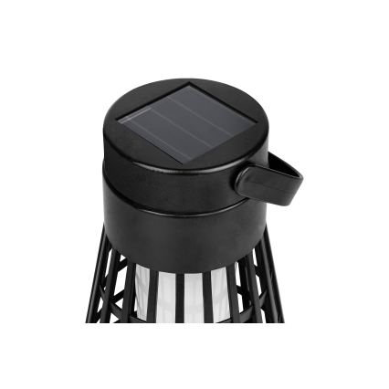 Lampe solaire LED 2-en-1 avec capteur LED/1W/3,7V IP54 300 mAh noir