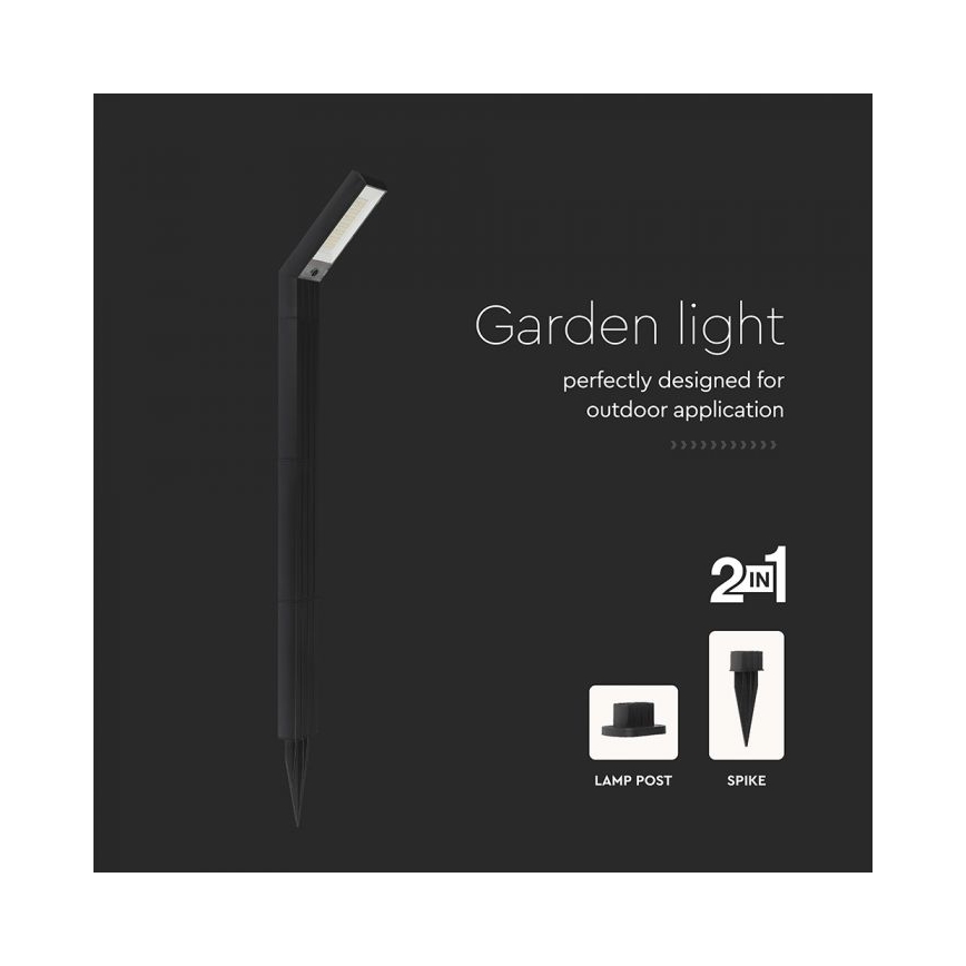 Lampe solaire LED 2 en 1 LED/1,5 W/3,7 V IP65 1500 mAh