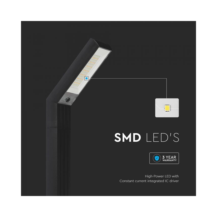 Lampe solaire LED 2 en 1 LED/1,5 W/3,7 V IP65 1500 mAh