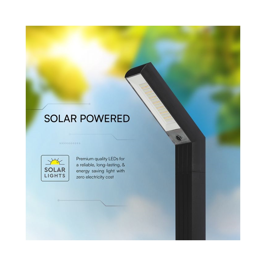 Lampe solaire LED 2 en 1 LED/1,5 W/3,7 V IP65 1500 mAh