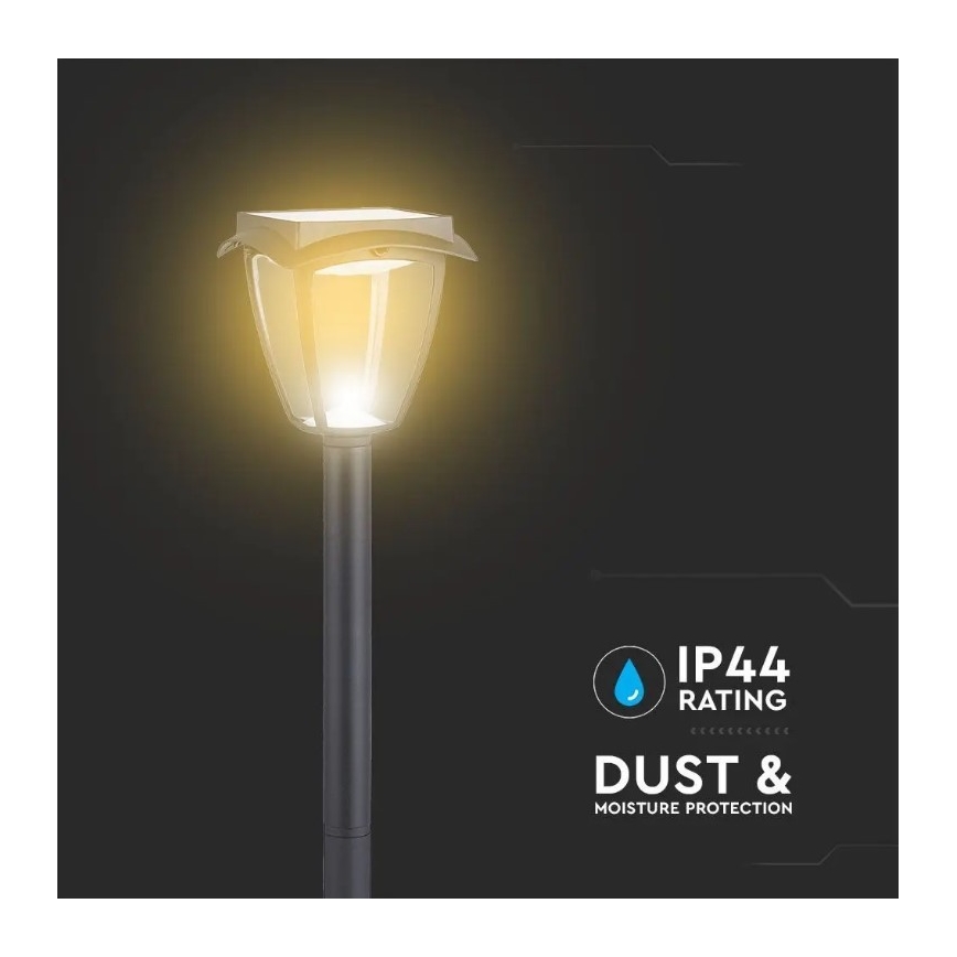 Lampe solaire LED/2W/230V 93 cm 3000/6000K IP65