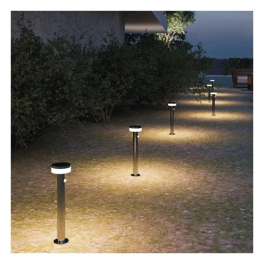 Lampe solaire LED avec capteur LED/2W/3,7V 1200 mAh IP44 80 cm