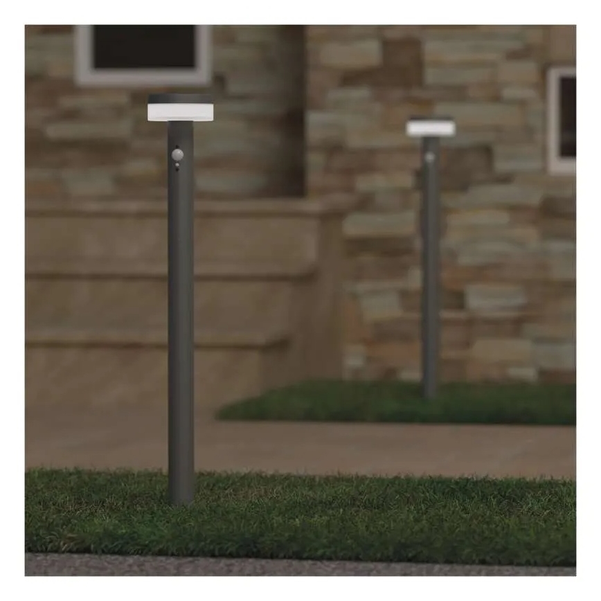 Lampe solaire LED avec capteur LED/2W/3,7V 1200 mAh IP44 80 cm