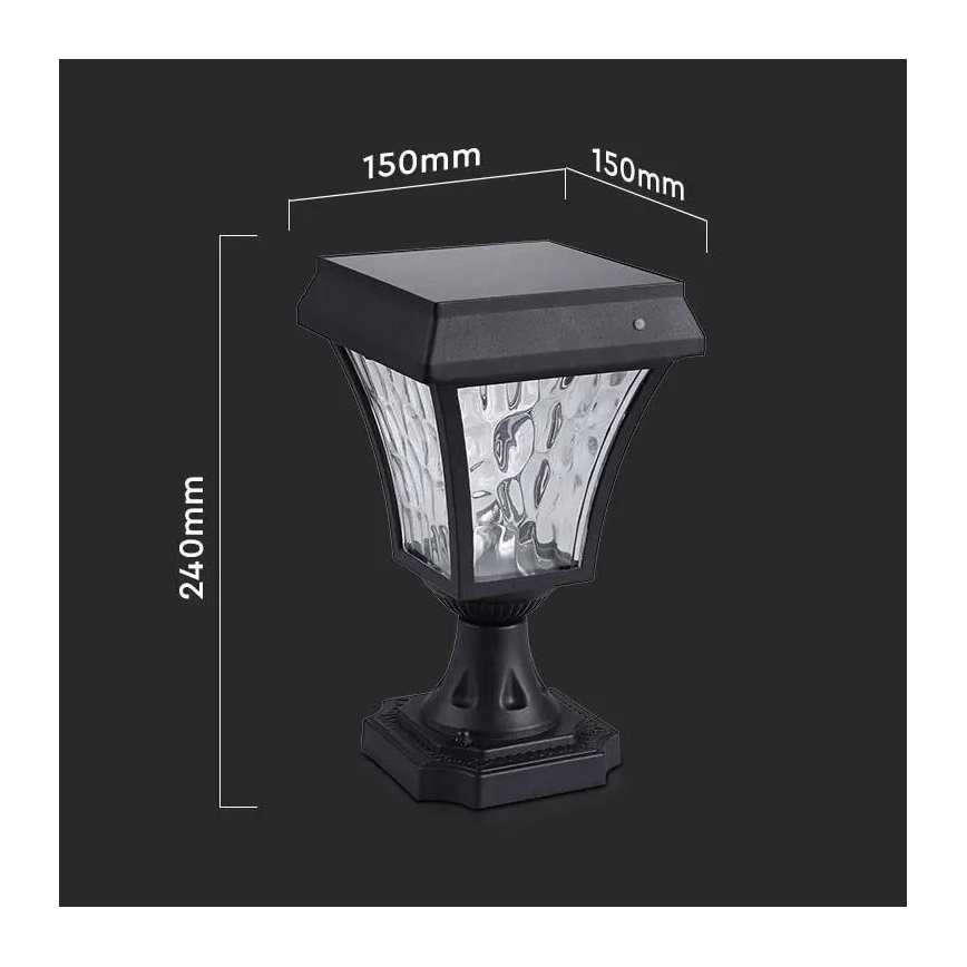 Lampe solaire LED 3en1 LED/2W/5,5V IP65
