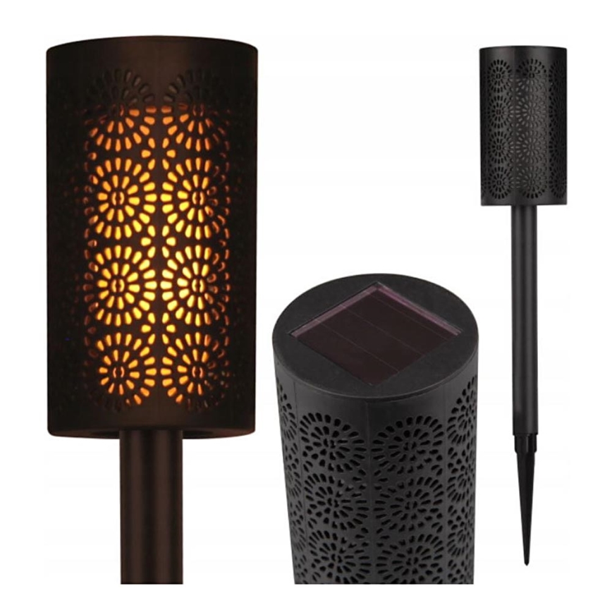 Lampe solaire LED à capteur crépusculaire LED/2V IP44 600 mAh