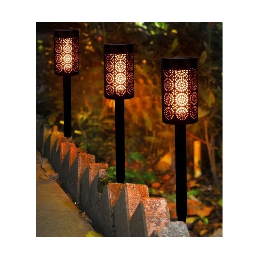 Lampe solaire LED à capteur crépusculaire LED/2V IP44 600 mAh