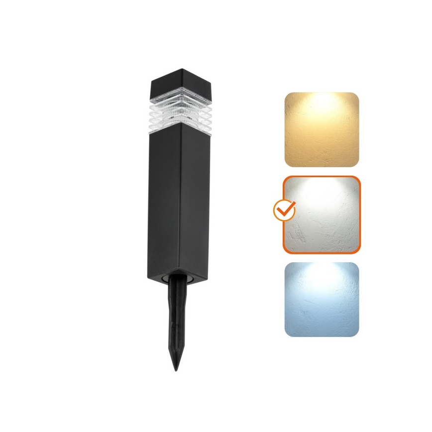 Lampe solaire LED avec capteur AURORA LED/1xAAA 4000K IP44 100 mAh