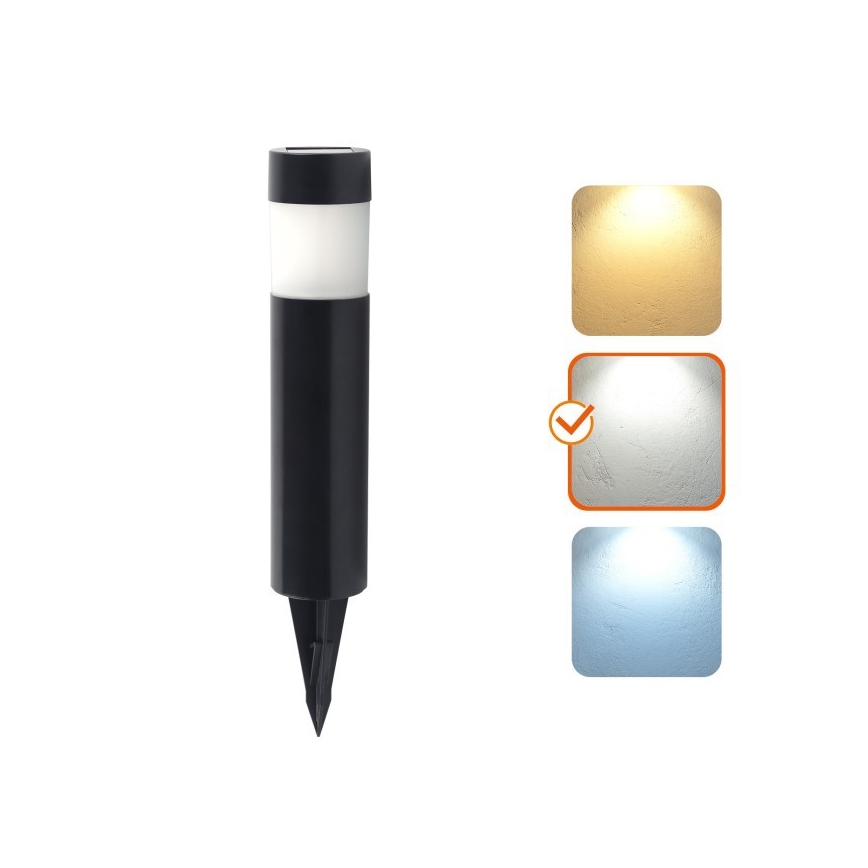 Lampe solaire LED avec capteur AURORA LED/1xAAA 4000K IP44 100 mAh