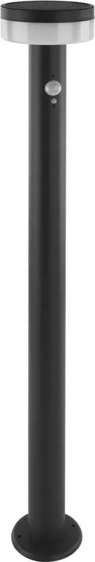 Lampe solaire LED avec capteur LED/2W/3,7V 1200 mAh IP44 80 cm