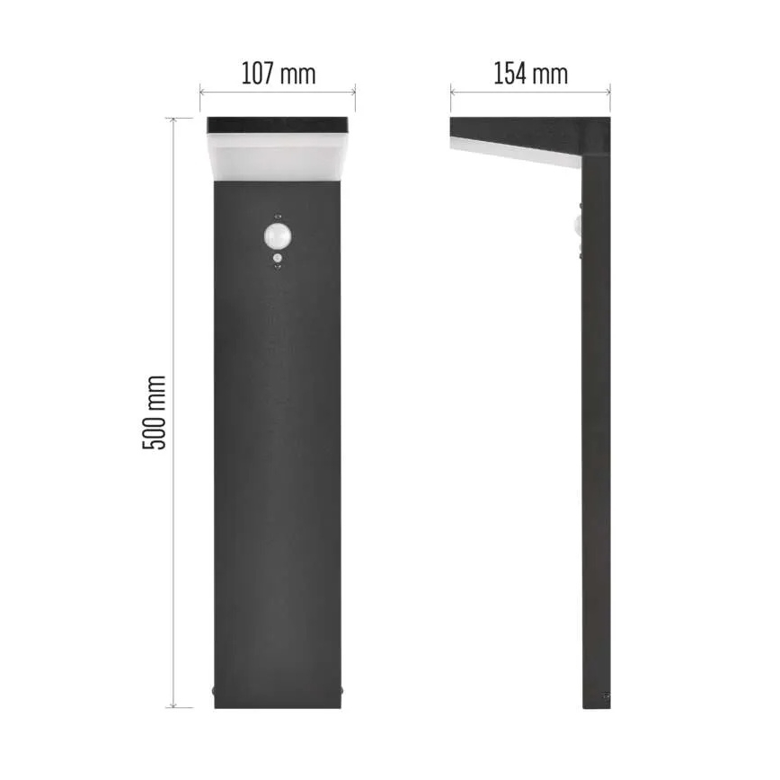 Lampe solaire LED avec capteur LED/4,4W/3,7V 2200 mAh IP44