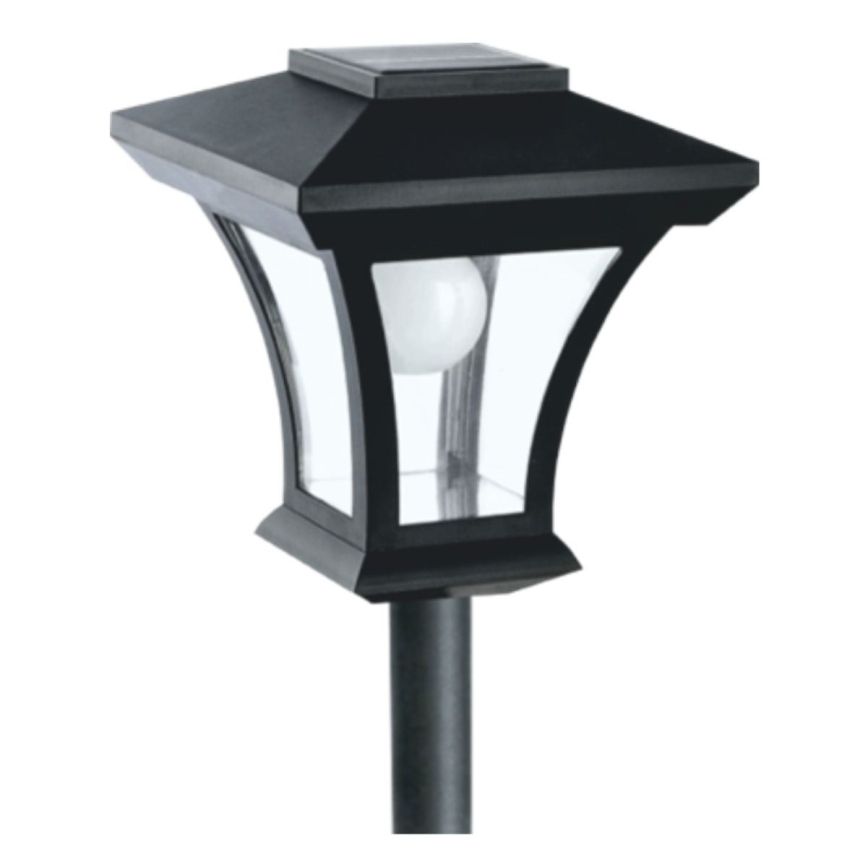 Lampe solaire LED d'extérieur 1,2V 1800 mAh IP44 noire