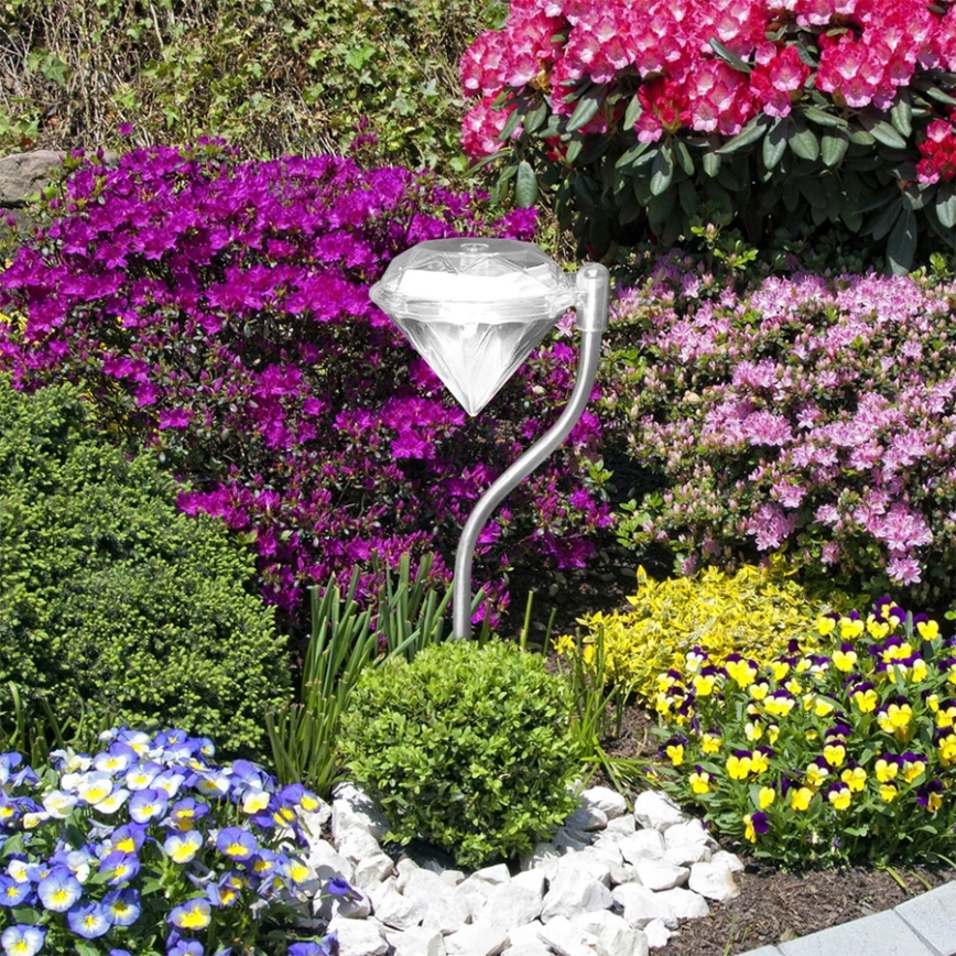 Lampe solaire LED DIAMOND LED/0,2W IP44