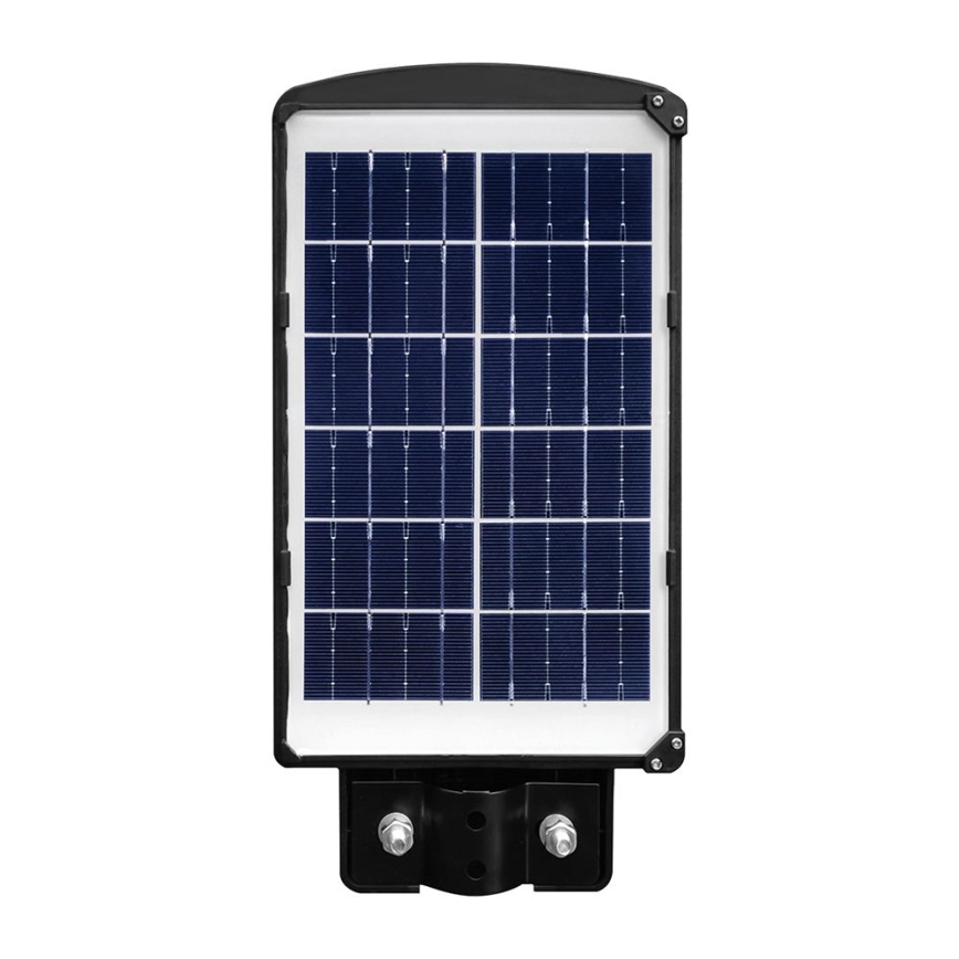 Lampe solaire de rue LED dimmable avec capteur de mouvement et crépuscule LED/6W/3,2V 6000K IP65 5000 mAh noire + télécommande