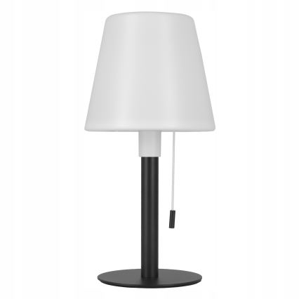 Lampe solaire LED dimmable LED/2W/5V USB 1200 mAh IP44 blanc/noir