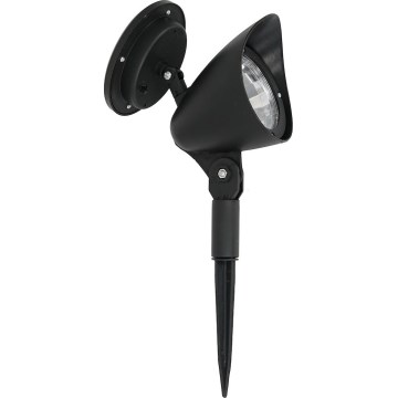 Lampe solaire LED JOKER LED/1,2V 100 mAh 4000K 31,5 cm IP44 noire
