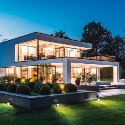 Lampe solaire LED LANCE, 3,7 V, 6000 K, IP44, 1500 mAh