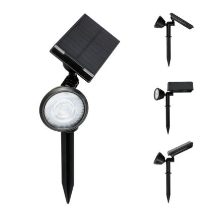 Lampe solaire LED LANCE, 3,7 V, 6000 K, IP44, 1500 mAh