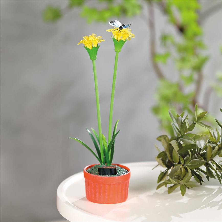Lampe solaire LED LED/1,2V 200 mAh IP44 fleur