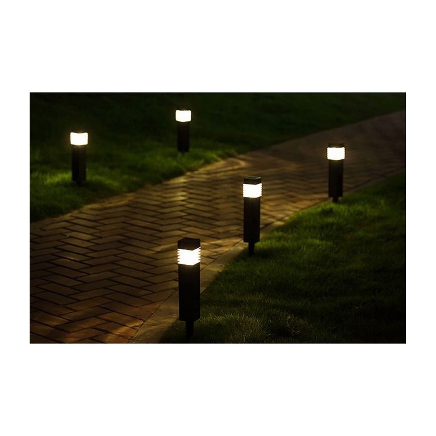 Lampe solaire LED MARTIN LED/1,2V 150 mAh IP44 noire