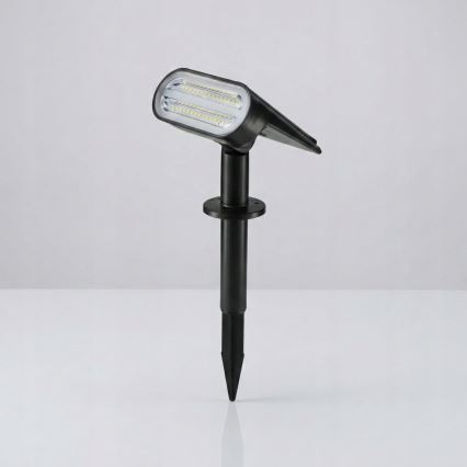 Lampe solaire LED RGB 2 en 1 LED/3,7V 1200 mAh IP54 noire