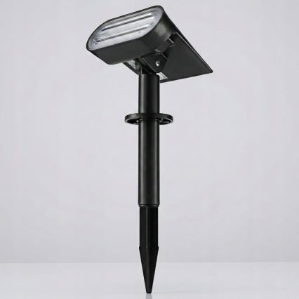 Lampe solaire LED RGB 2 en 1 LED/3,7V 1200 mAh IP54 noire