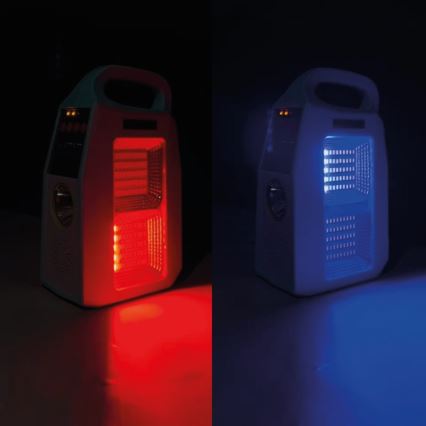 Lampe solaire multifonctions avec enceinte et batterie portative LED/5W/7200mAh IP65